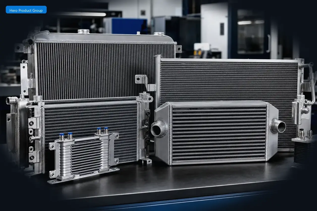 Custom automotive cooling component projects